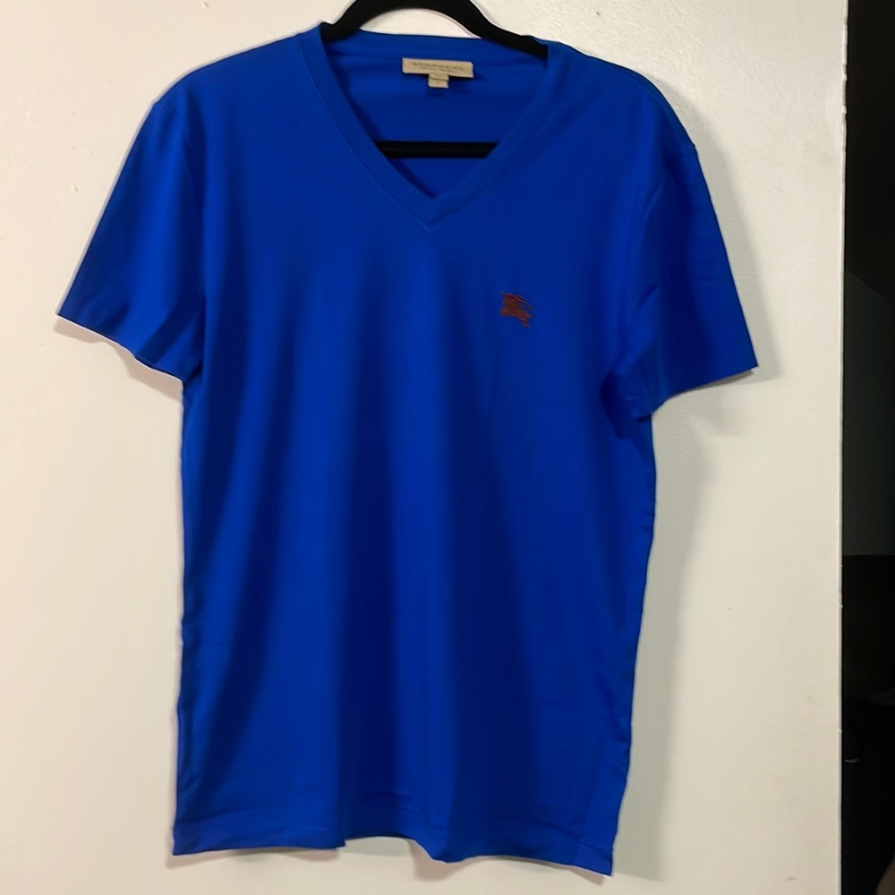 Burberry Mens V-Neck T-Shirt